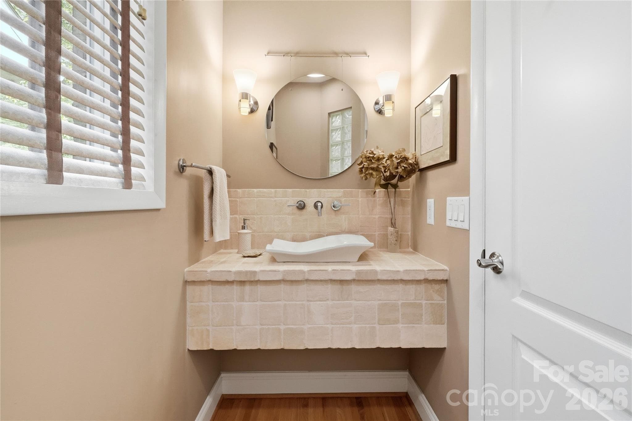 Main level half bath - 1075 Lakefront Woods Drive, Belmont