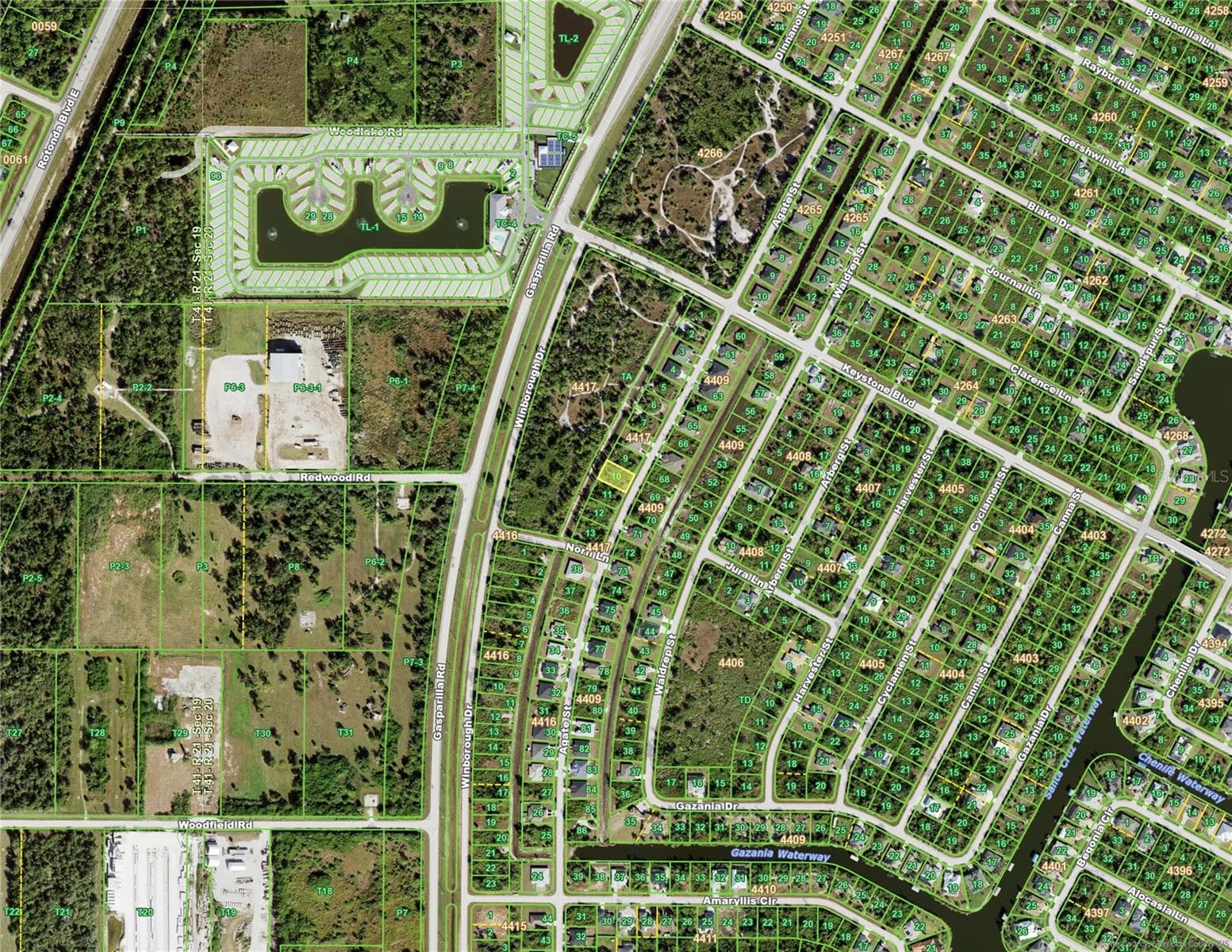 Land at 9211 AGATE ST, PORT CHARLOTTE, photo 4 of 4