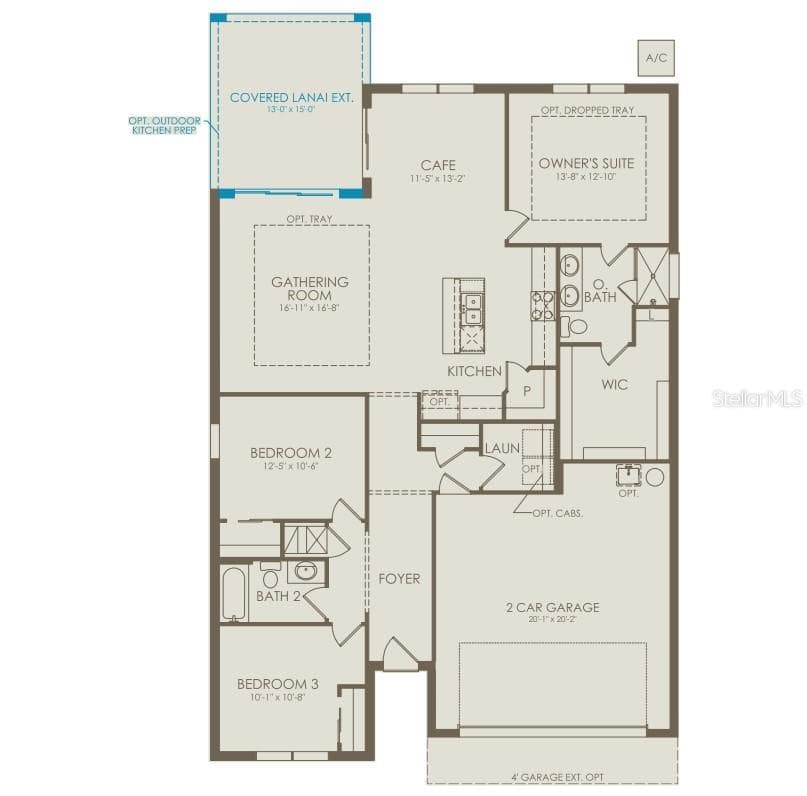 Floor Plan - Floor One - 2697 FERMOY DRIVE, ORMOND BEACH