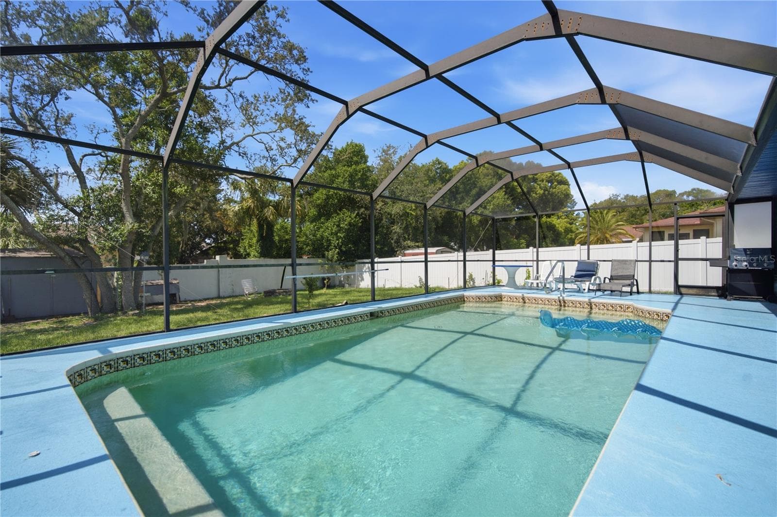 pool area - 11423 LINDEN DR, SPRING HILL