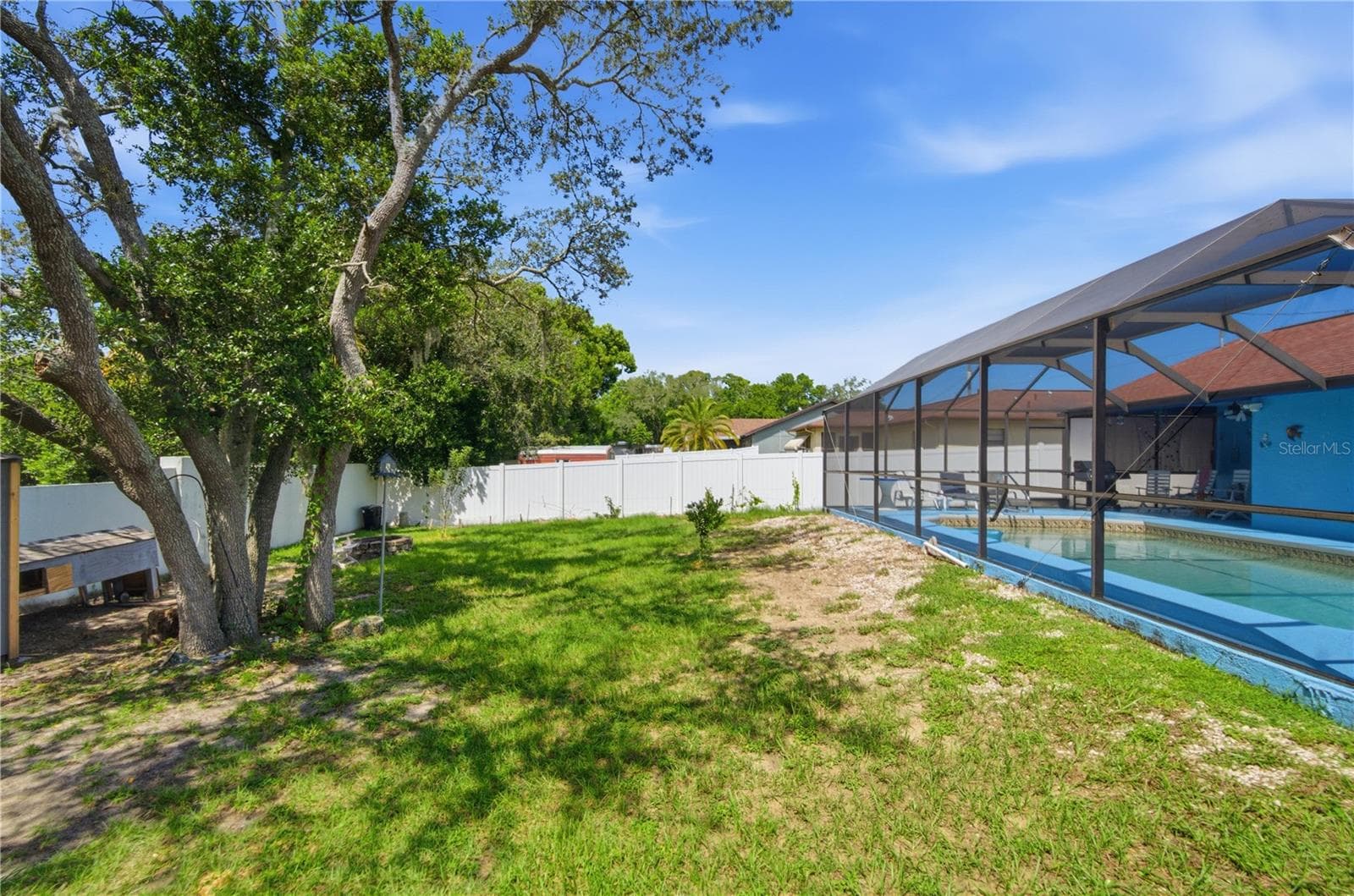 backyard - 11423 LINDEN DR, SPRING HILL