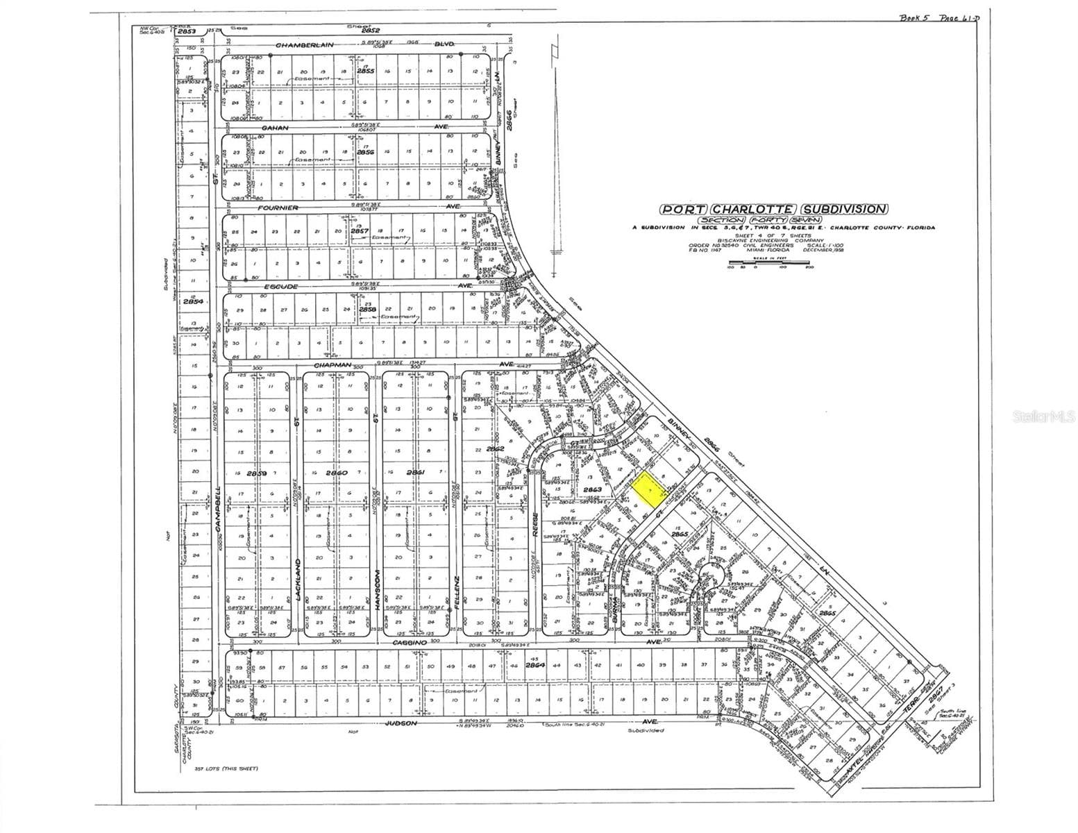 Plat Map - 445 BURMA CT, PORT CHARLOTTE
