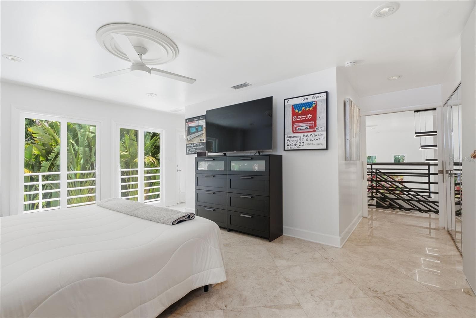 French doors lead to private balcony - 2701 CHAMBRAY LN, TAMPA