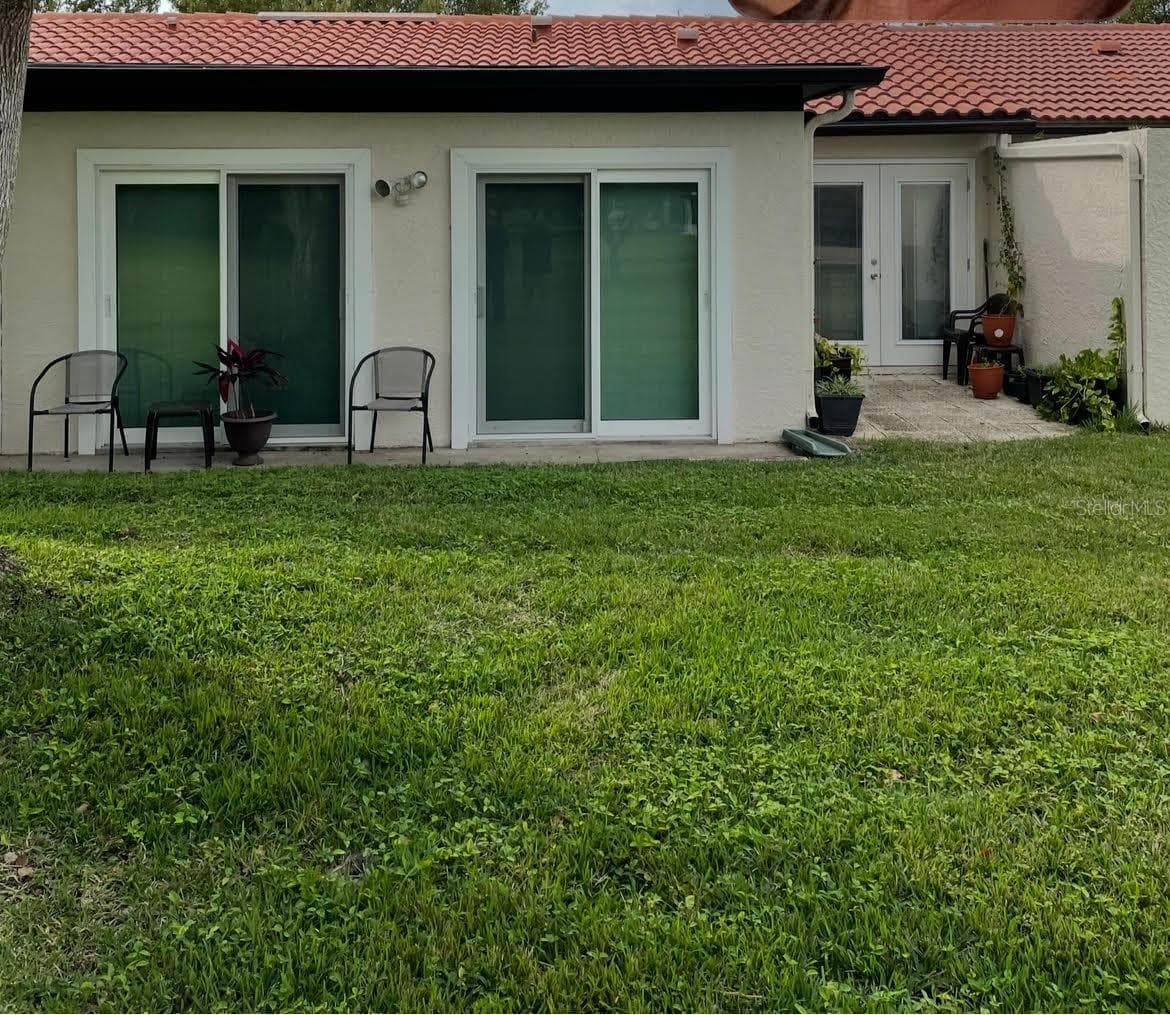 Back of home - 11414 STANSBERRY DR, PORT RICHEY