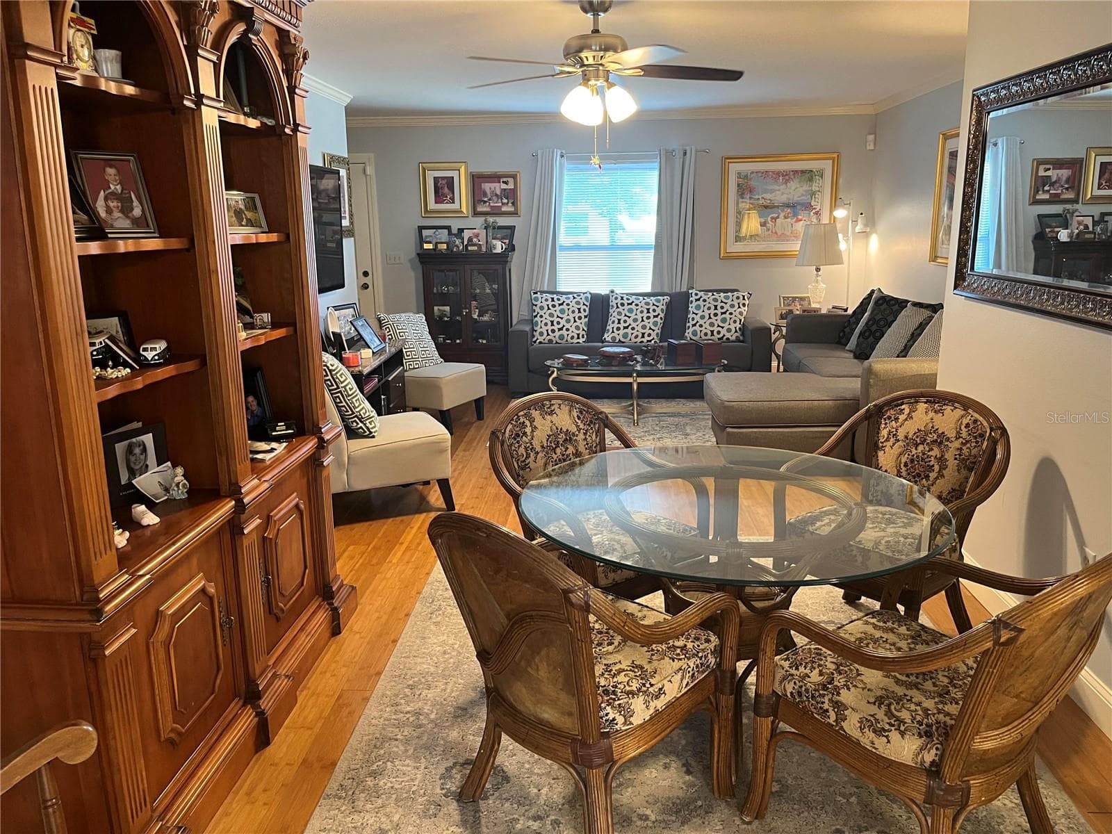 Dining Room W/living room in front - 11414 STANSBERRY DR, PORT RICHEY
