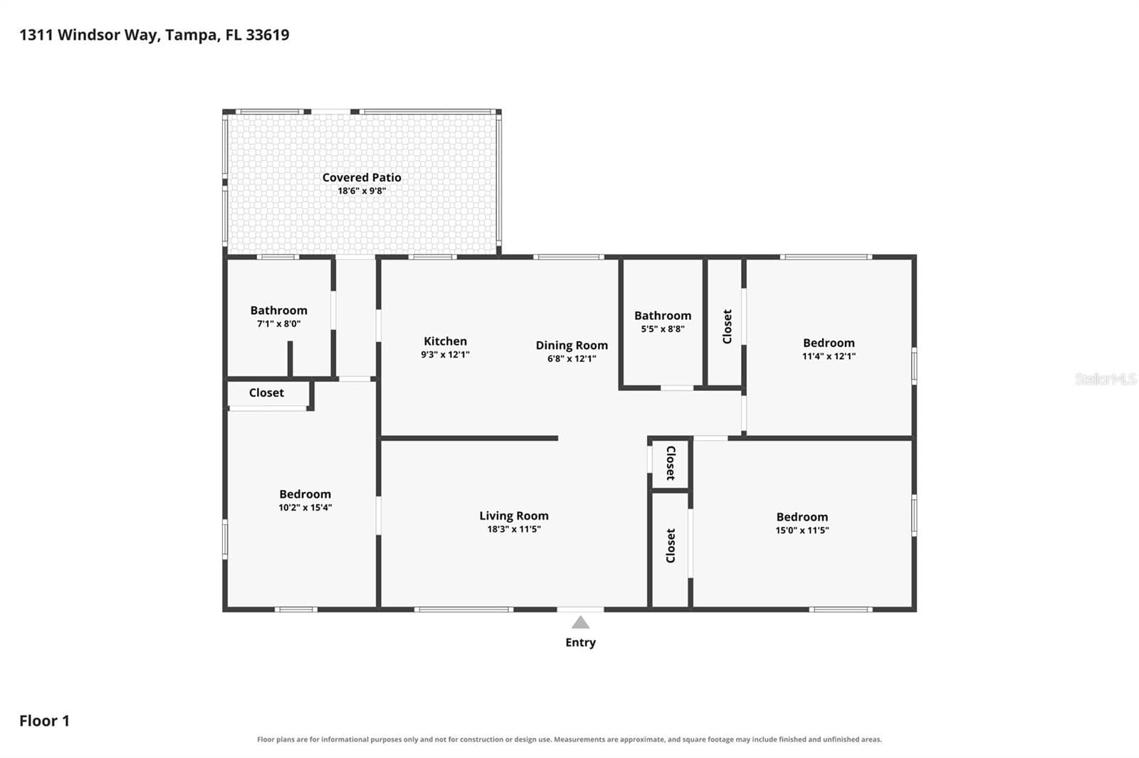 Single Family Residence at 1311 WINDSOR WAY, TAMPA, photo 2 of 24