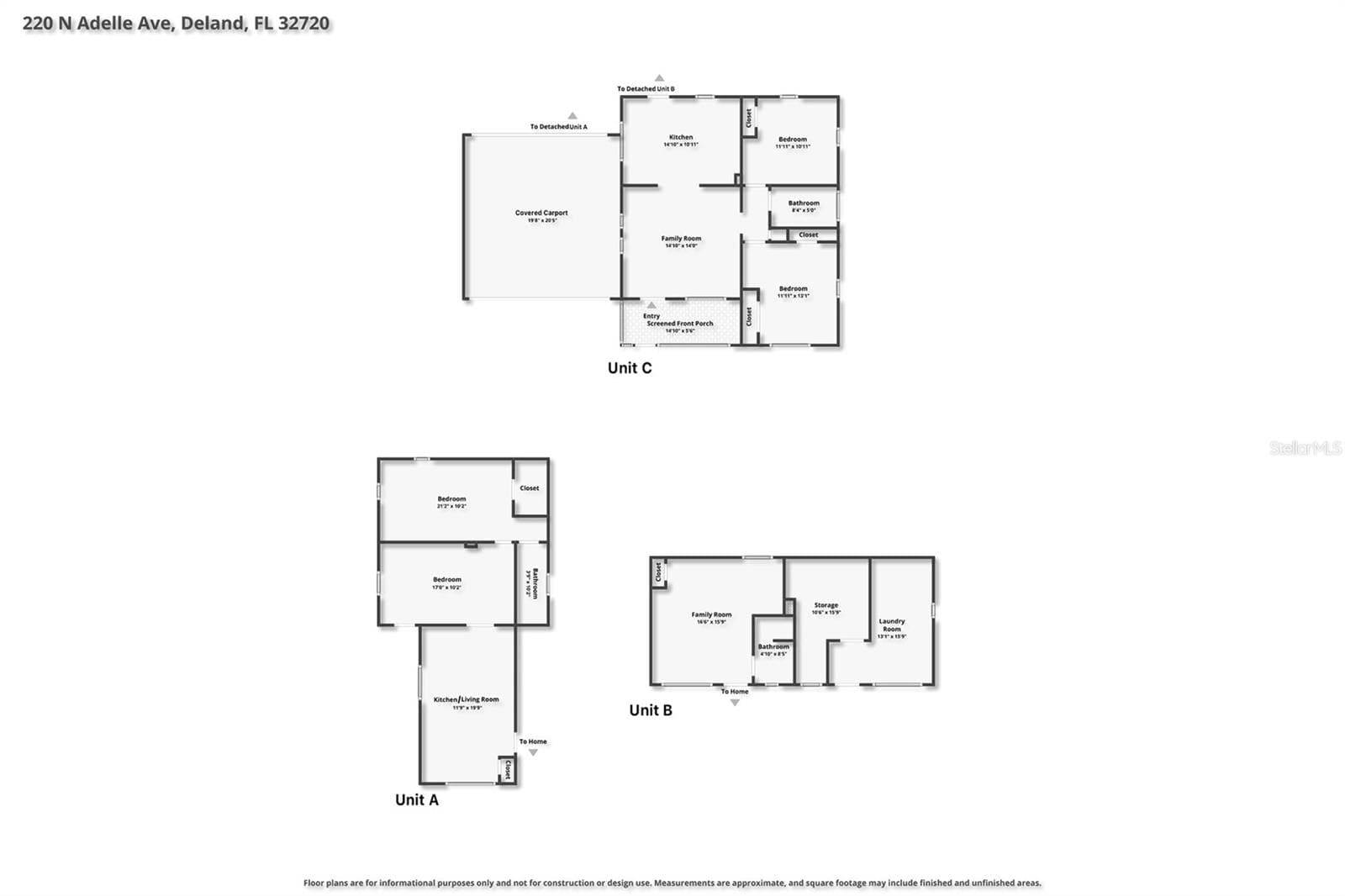 Triplex at 220 N ADELLE AVE, DELAND, photo 34 of 34