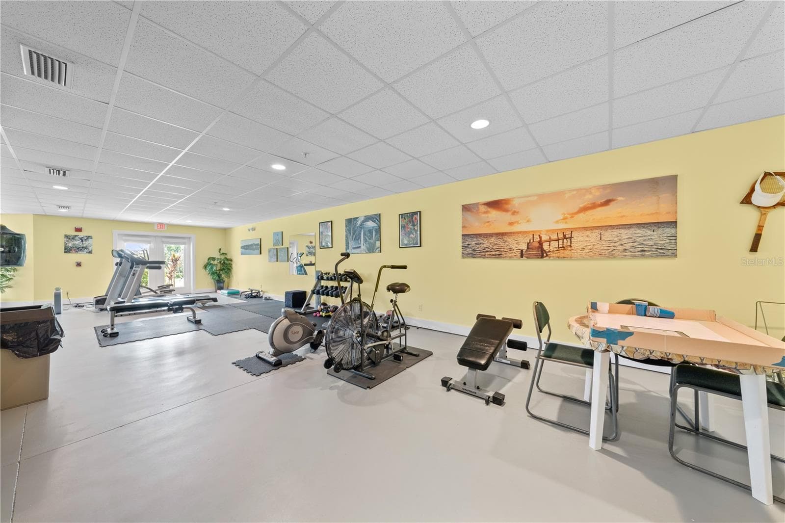 Condo amenity - Gym with exercise equipment and bathrooms - 13570 MYSTIC DR #102, SEBASTIAN