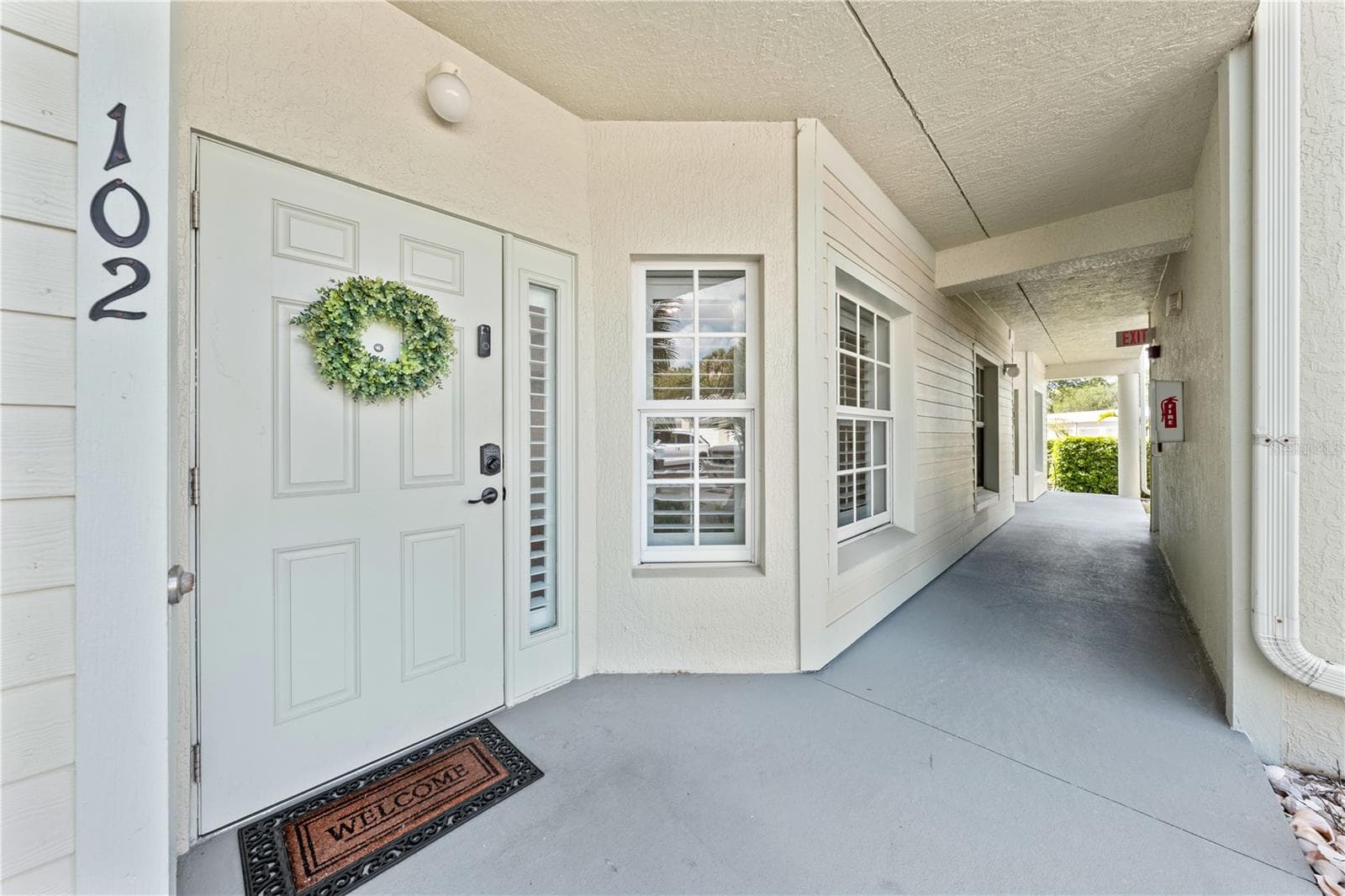 13570 Mystic Dr. #102 - First Floor entrance door. - 13570 MYSTIC DR #102, SEBASTIAN