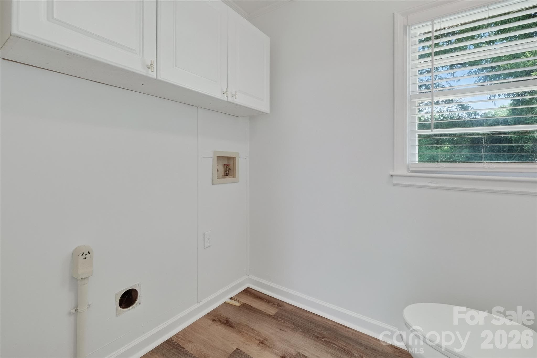 Laundry Space located in Half Bath off Kitchen - 1062 Dresden Drive W, Charlotte