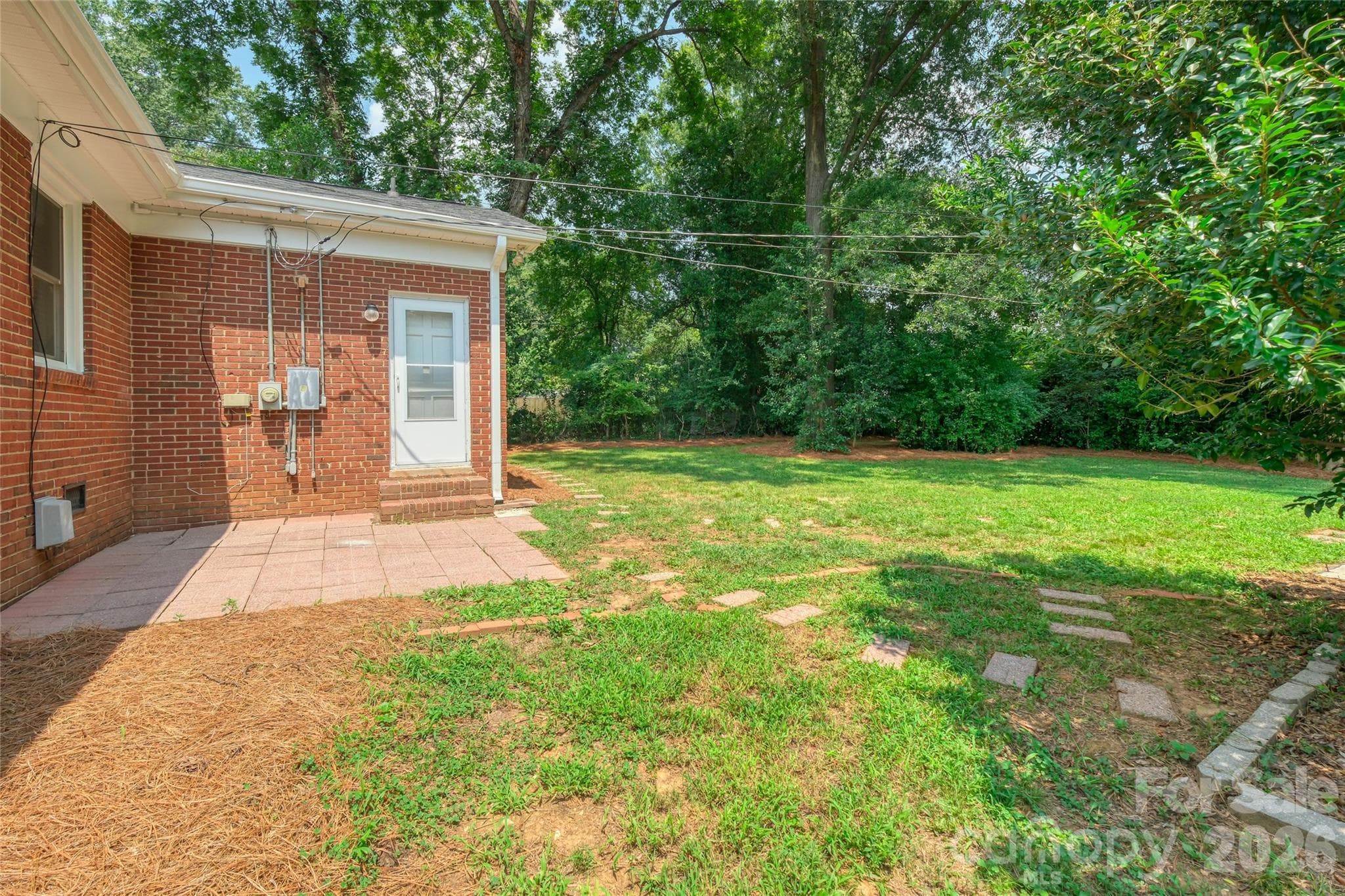 Backyard Patio - 1062 Dresden Drive W, Charlotte
