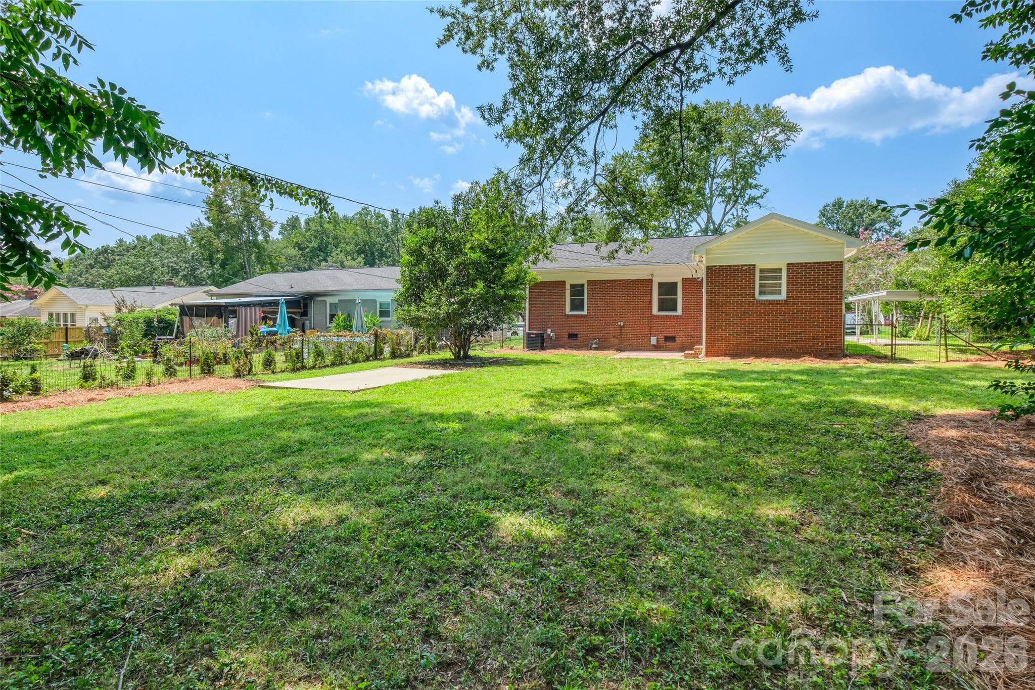 Open Backyard - 1062 Dresden Drive W, Charlotte