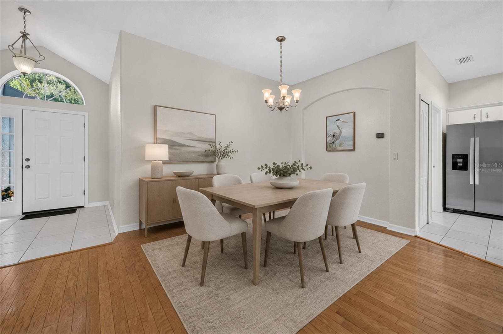 virtually staged dining room - 12 OLD CREEK CIR, ORMOND BEACH