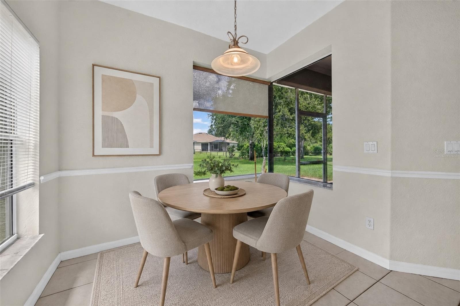 virtually staged breakfast nook - 12 OLD CREEK CIR, ORMOND BEACH