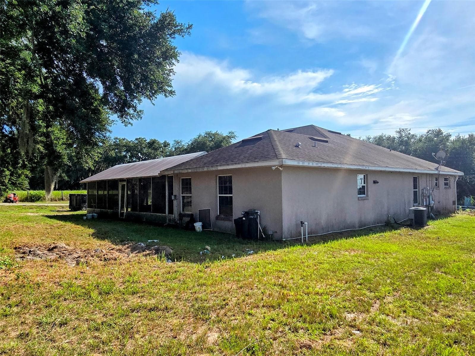 back of home - 310 TOMATO HILL RD, LEESBURG