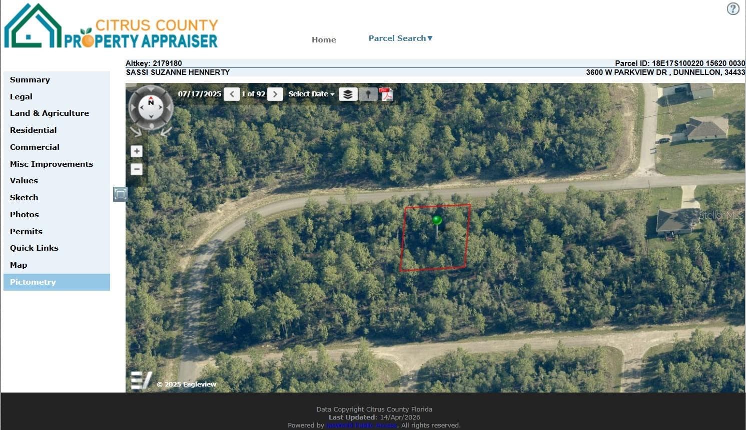 Land at 3600 W PARKVIEW DR, CITRUS SPRINGS, photo 4 of 7