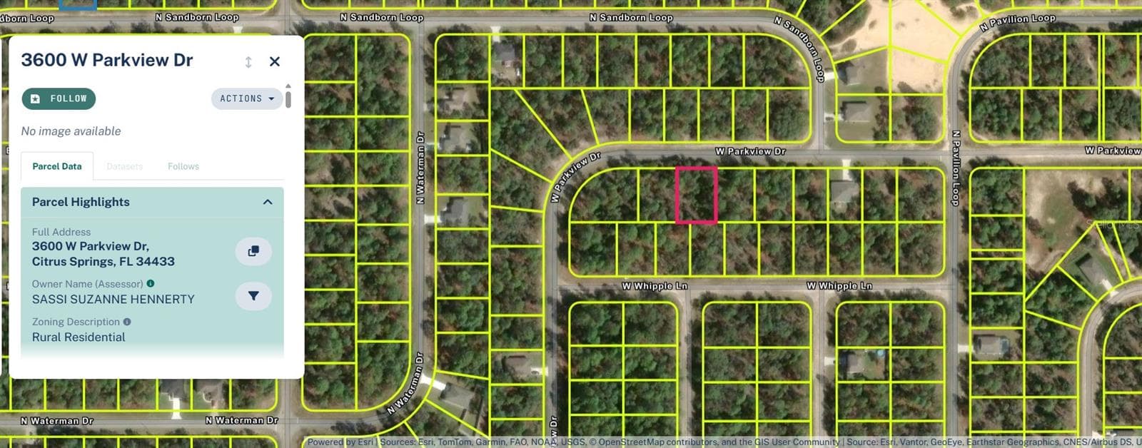 Land at 3600 W PARKVIEW DR, CITRUS SPRINGS, photo 7 of 7