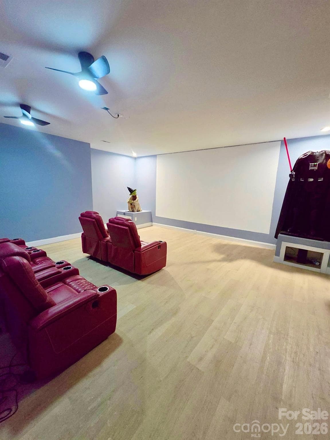 Basement Theater Room - 124 Providence Place, Chocowinity