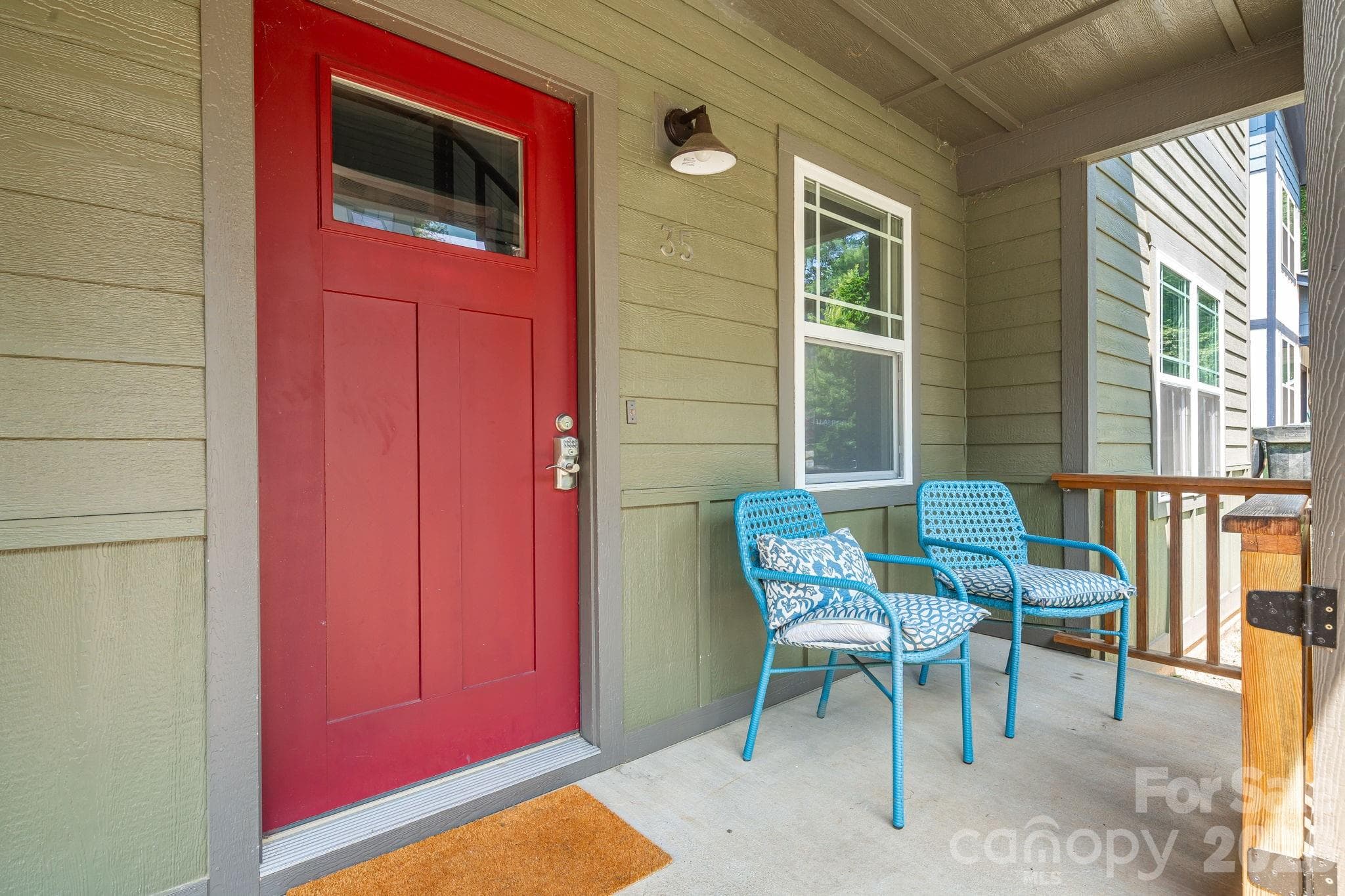 Entrance to your next home. Come check it out. - 35 Emmett Lane, Asheville