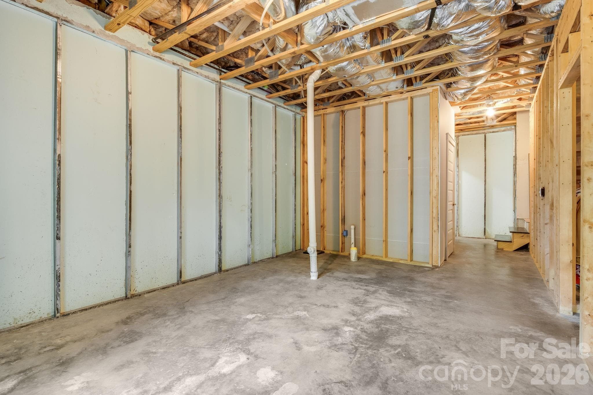 Ready to create a separate living space. - 35 Emmett Lane, Asheville