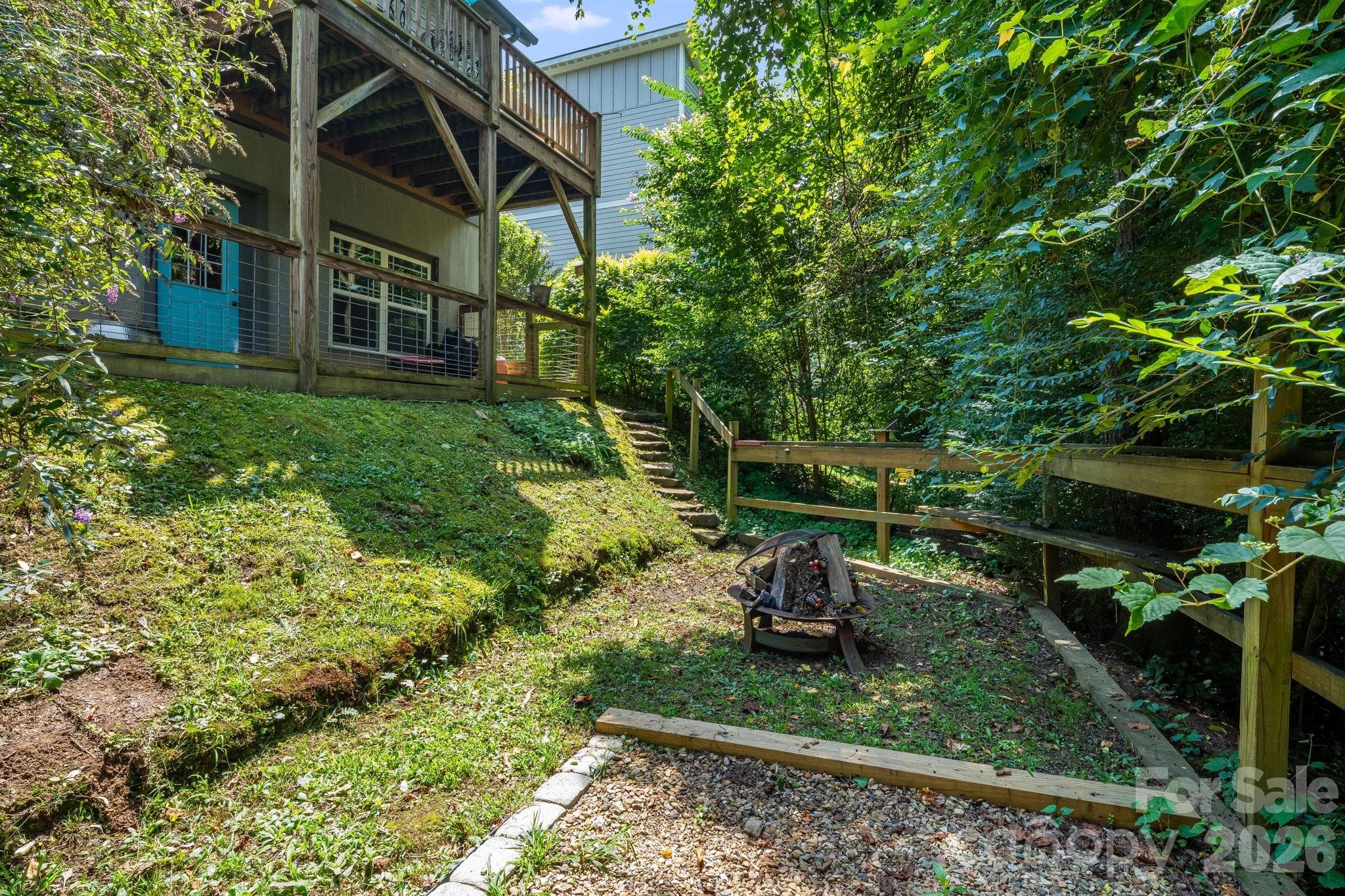 Great tree coverage for privacy. - 35 Emmett Lane, Asheville