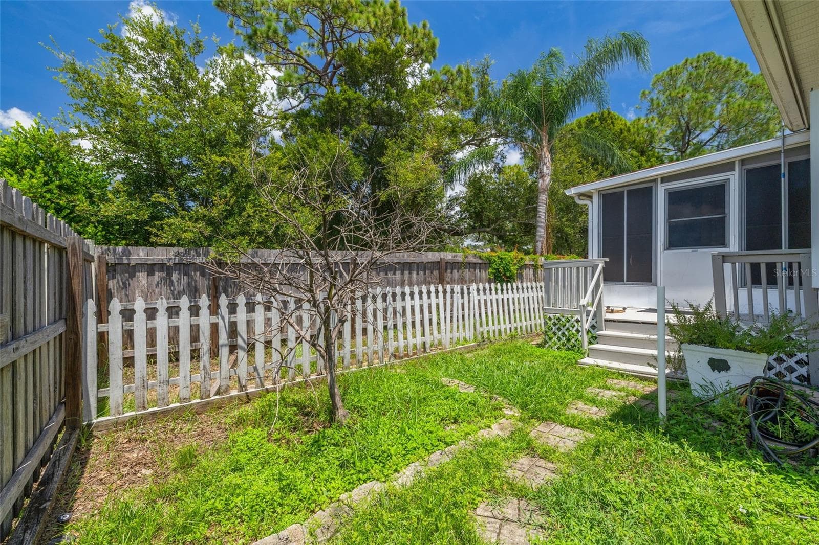 Rear View with access to Florida Room - 2102 BRADFORD ST, CLEARWATER