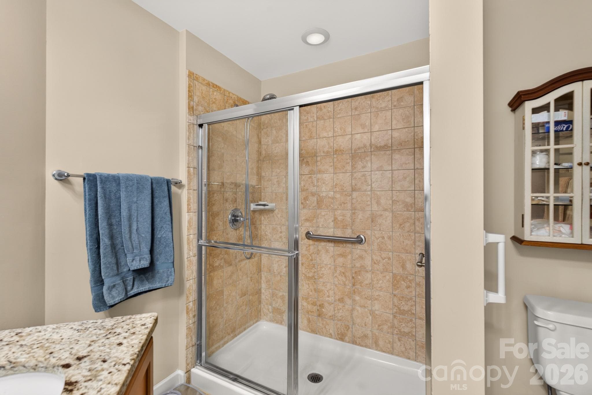 Primary Bath Tile Shower - 128 Lone Oak Circle, Rock Hill