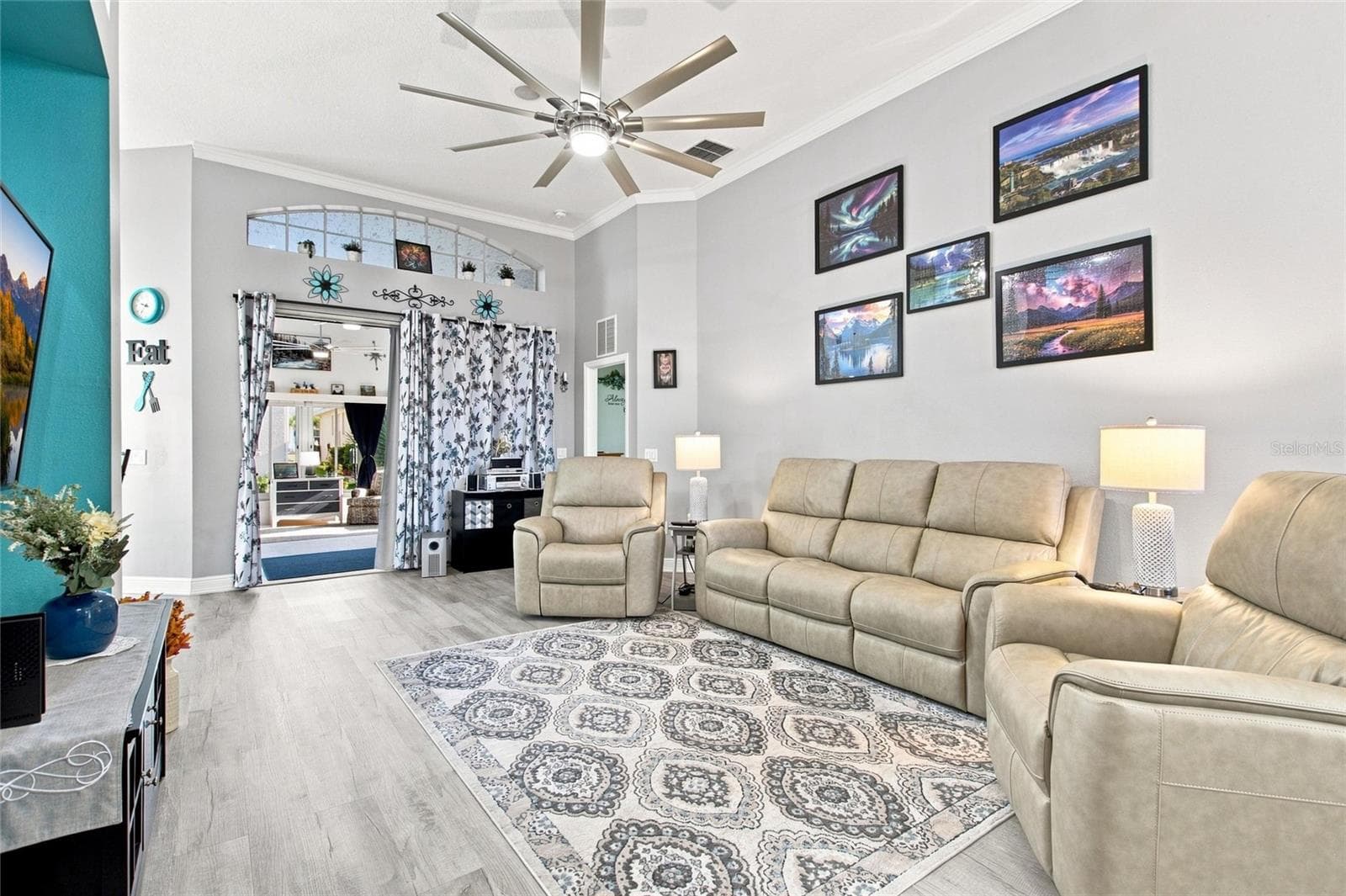 Newer ceiling fans throughout - 919 ASHTON DR, DAVENPORT