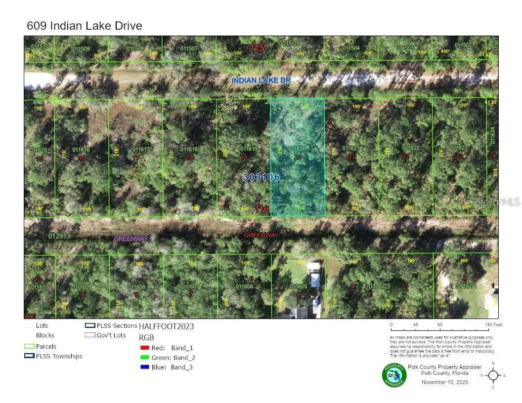 Land at 609 INDIAN LAKE DR, INDIAN LAKE ESTATES, photo 4 of 20