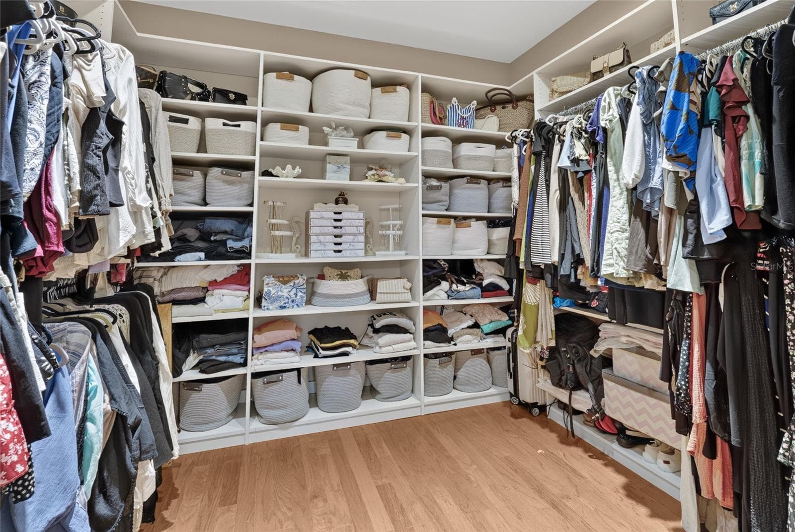 Primary walk-in closet - 13223 PALERMO DR, BRADENTON