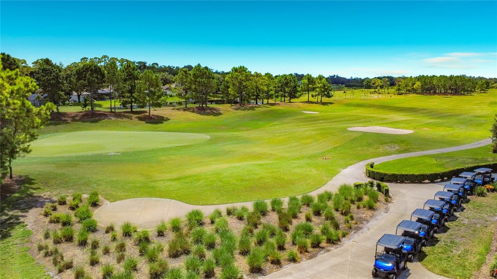 18-hole golf course surrounded by wetlands designed by Mike Dasher with a grill restaurant & shop - 9850 HIDDEN DUNES LN, ORLANDO