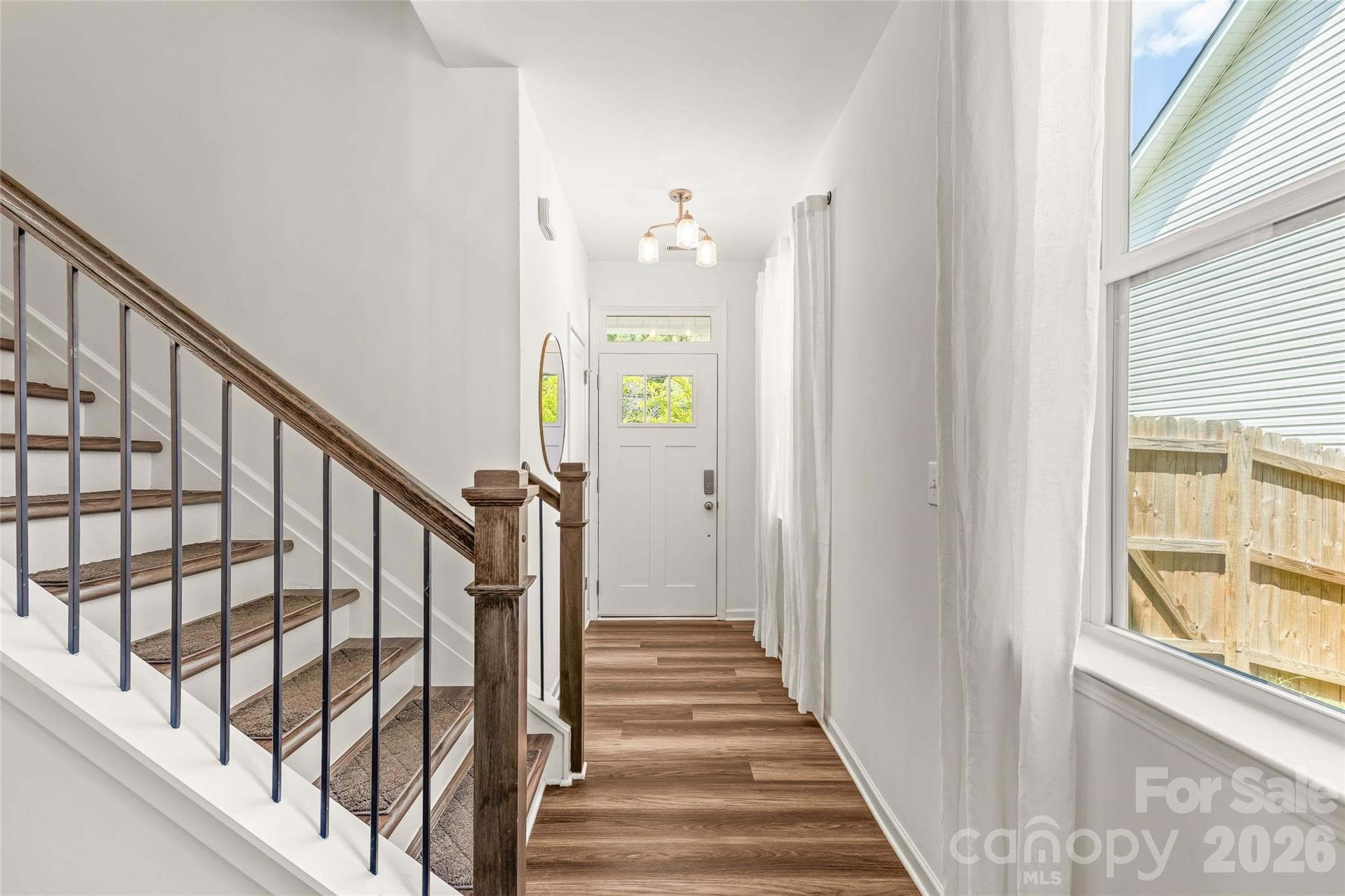 Stairway to 2nd Level - 1913 Marlwood Circle, Charlotte