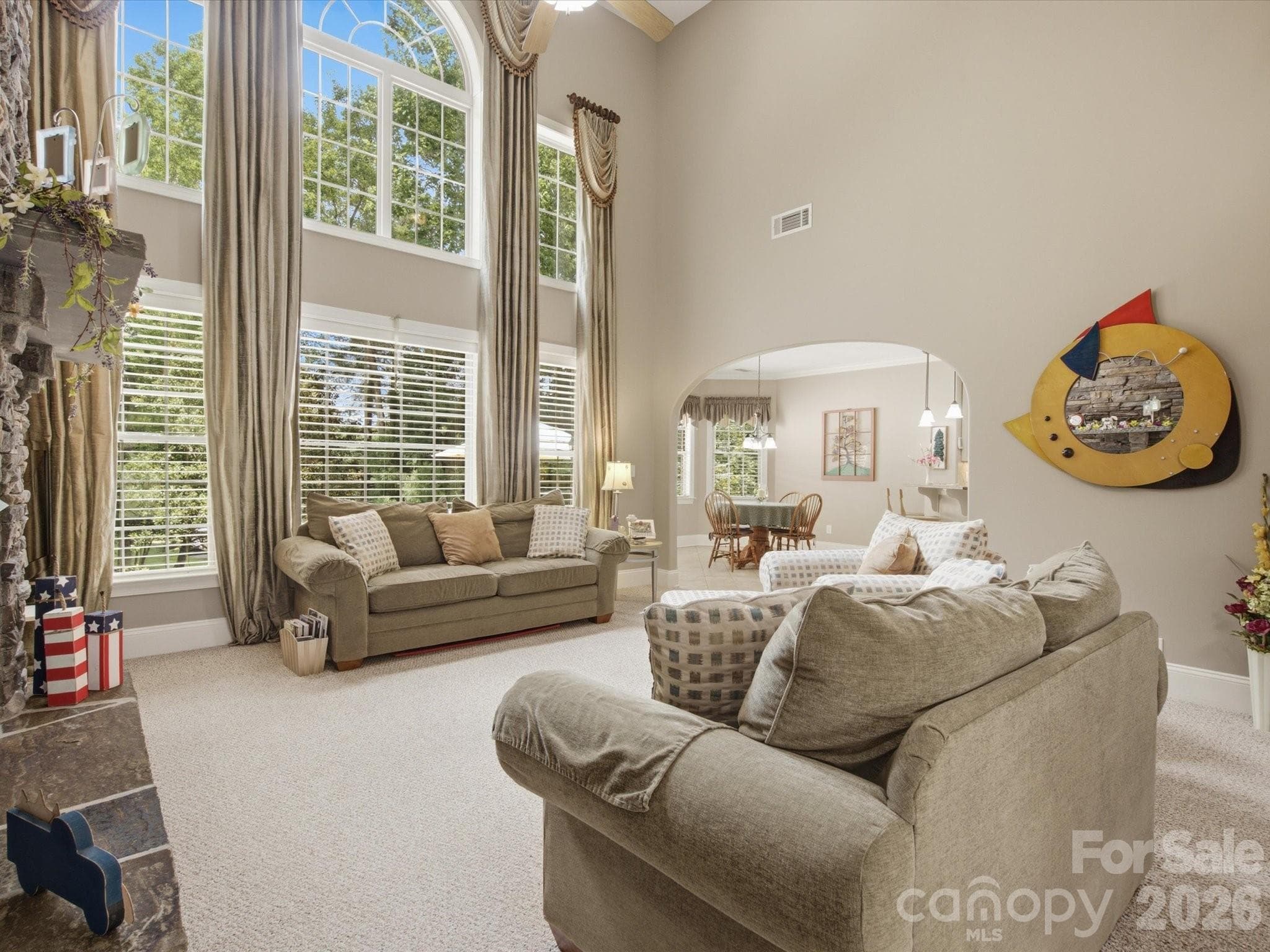 Family Room - 1023 Madras Court, Davidson