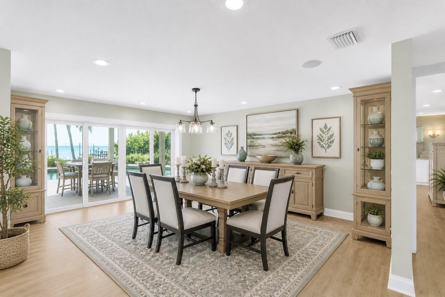 Formal Dining Room-Virtually Staged - 1100 FRIENDLY WAY S, ST PETERSBURG