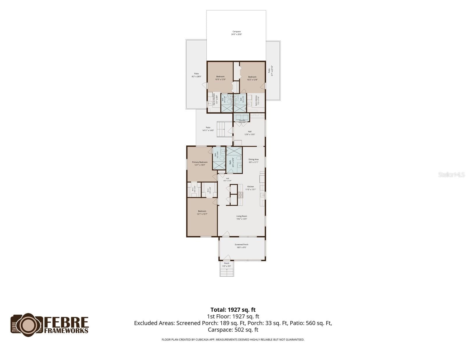 Floor Plan - 3745 1ST AVE N, ST PETERSBURG