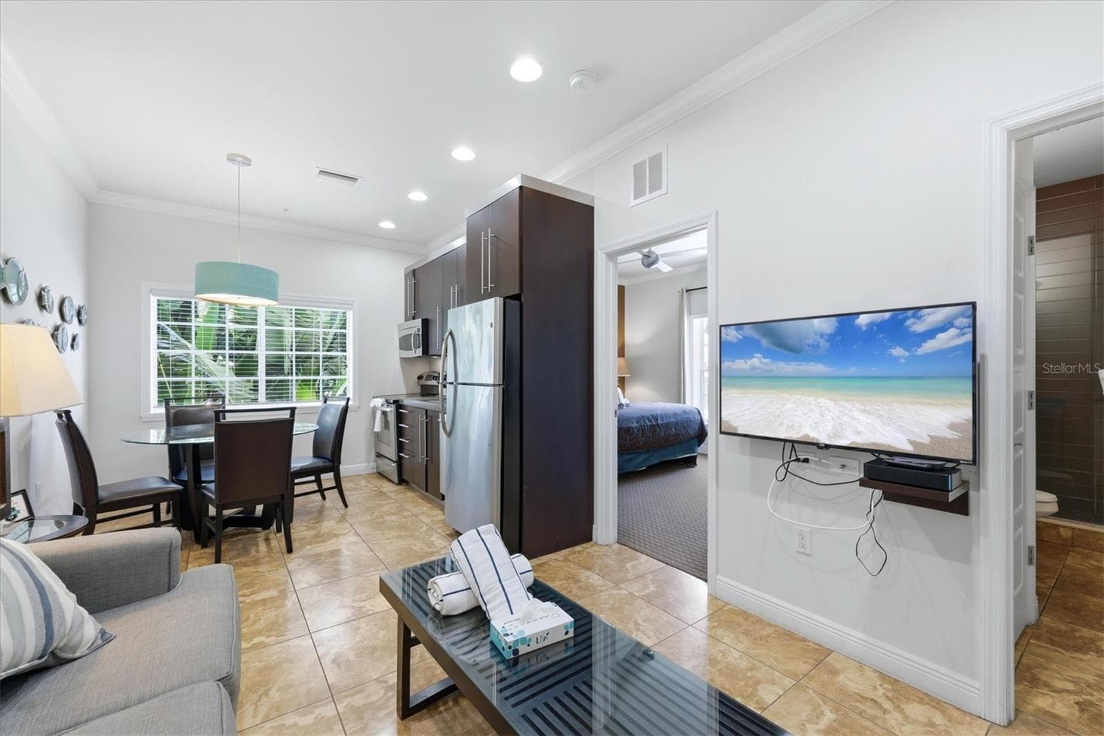 Living Area - 1020 SUN N SEA DR #102, SARASOTA