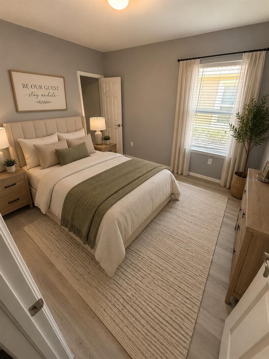 Guest Bedroom (Virtually Stage) - 4266 DUTCHESS PARK RD, FORT MYERS