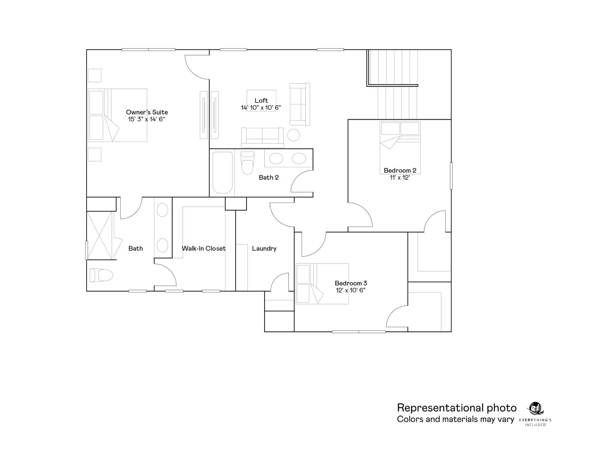 2nd Floor - 1858 Broom Maker Drive, Bessemer City
