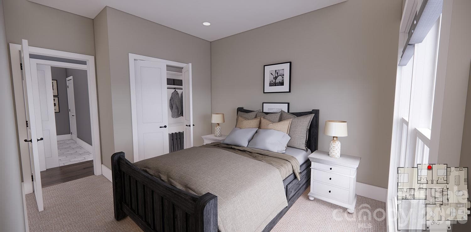 Secondary Bedroom-Rendering courtesy of Royal Oaks Design. - 166 Williams Meadow Loop, Hendersonville