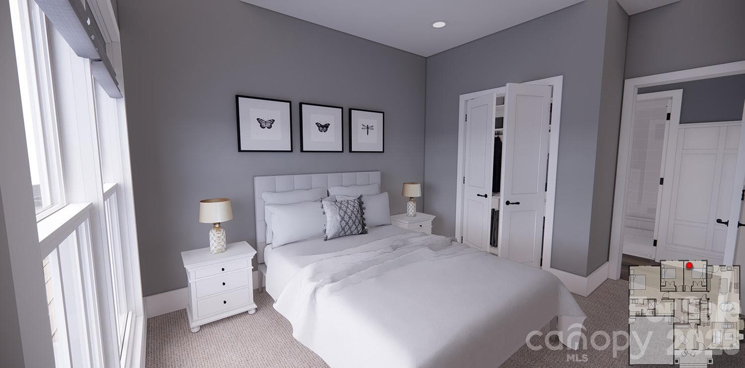 Secondary Bedroom-Rendering courtesy of Royal Oaks Design. - 166 Williams Meadow Loop, Hendersonville