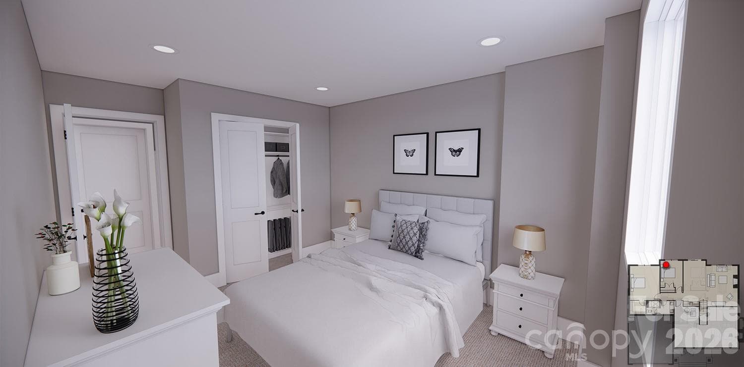 2nd Primary in lower level-Rendering courtesy of Royal Oaks Design. - 166 Williams Meadow Loop, Hendersonville