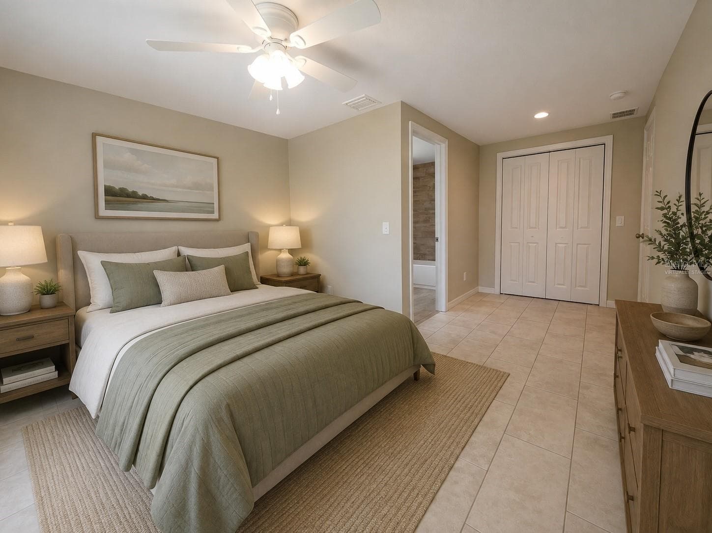 Primary Bedroom -  Virtually Staged - 623 DEXTER DR, DUNEDIN