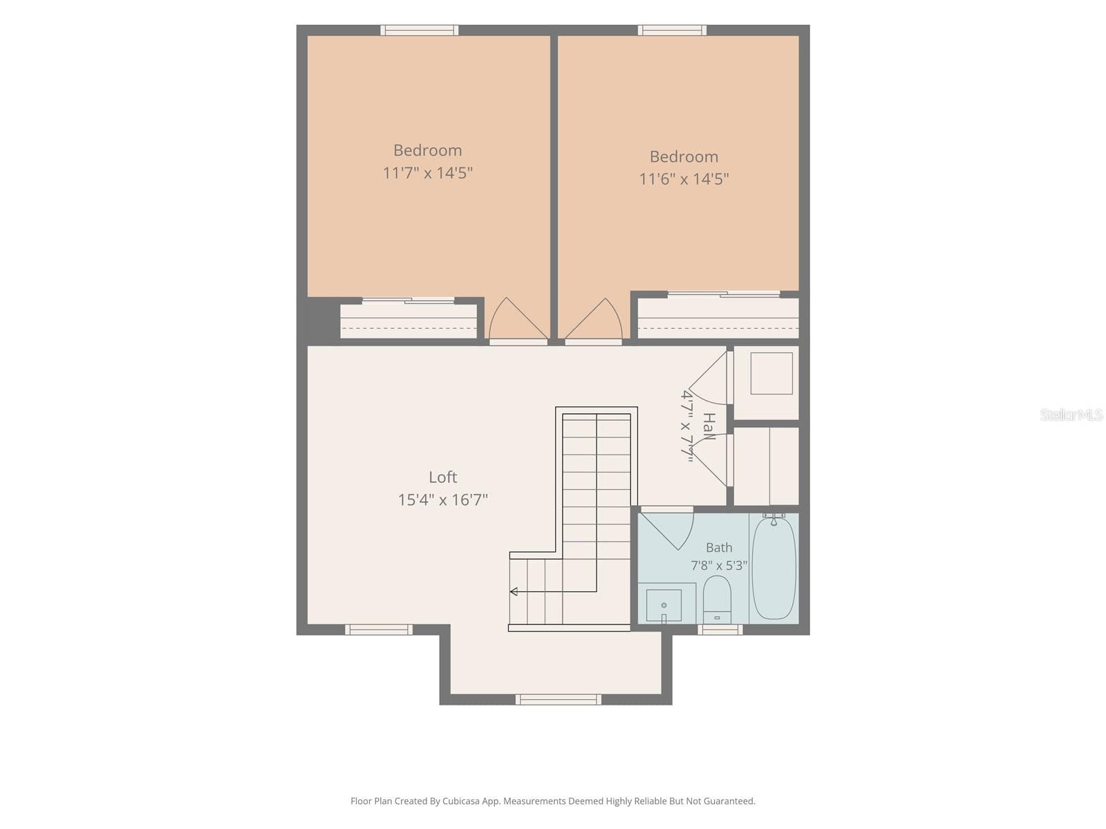 Second floor - floor plan - 5282 NEIL DR, ST PETERSBURG