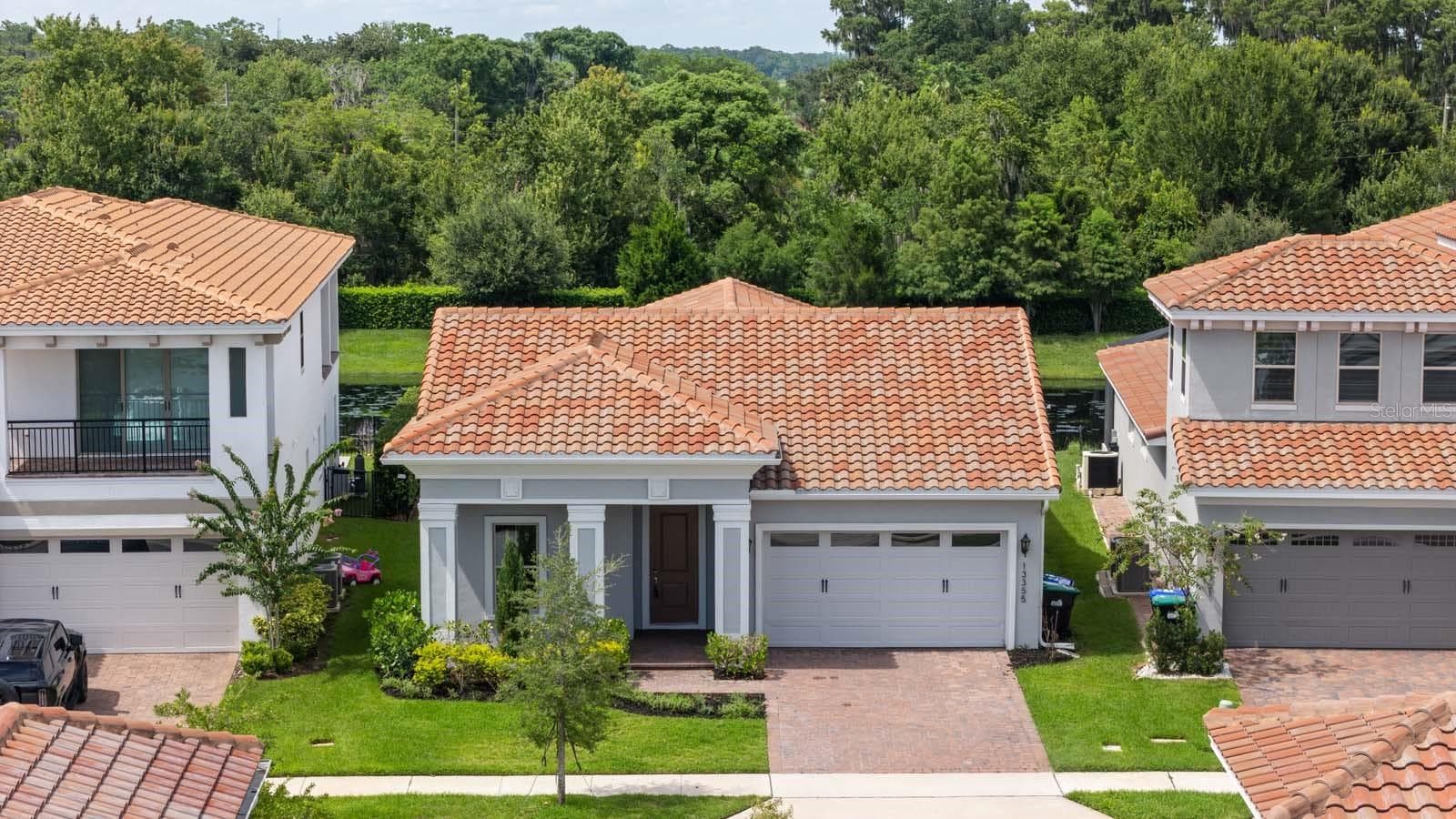 Aerial Front Exterior - 13355 BROMBOROUGH DR, ORLANDO