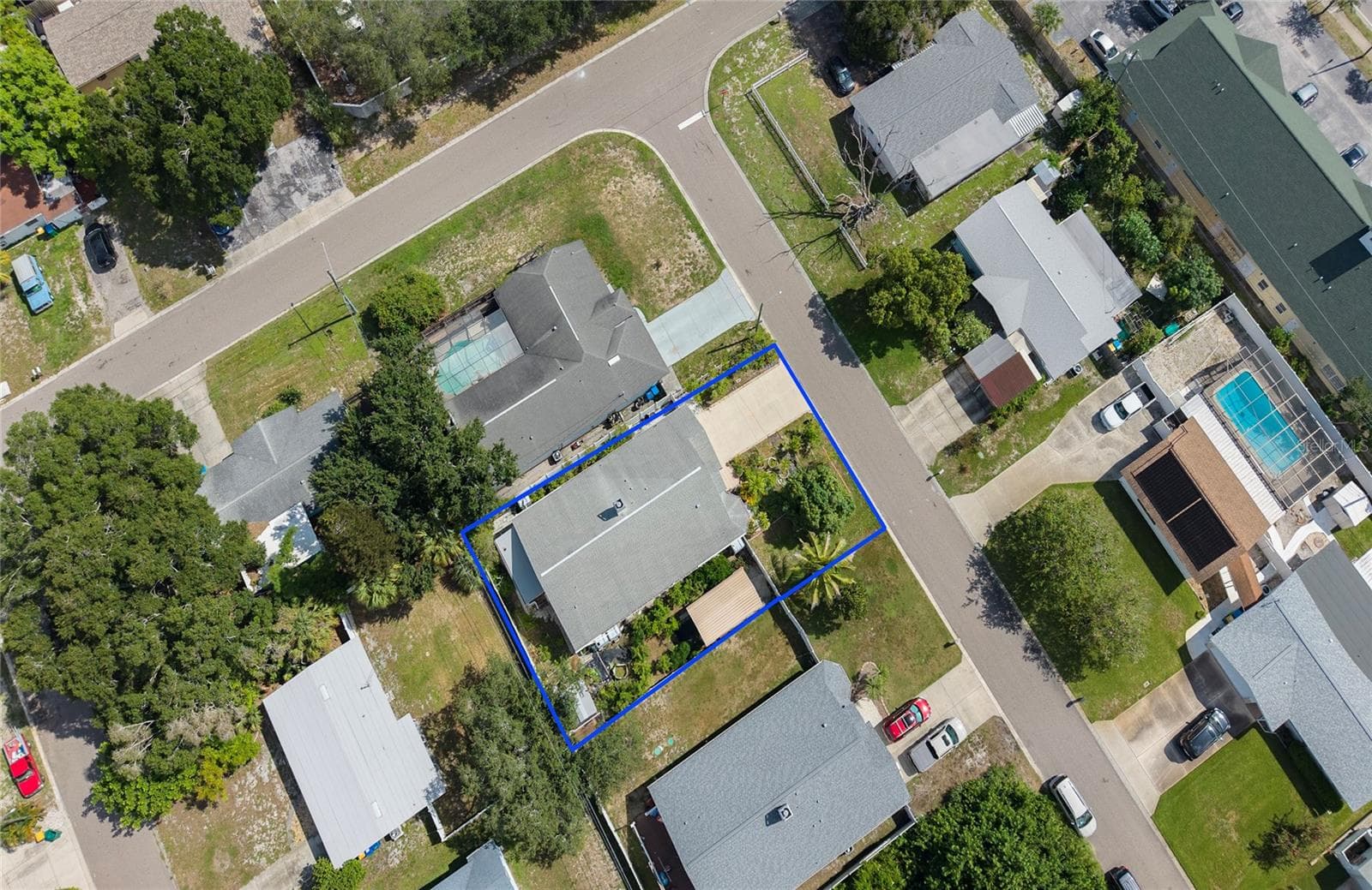 Ariel photo. (3) - 1150 OAKWOOD DR, DUNEDIN