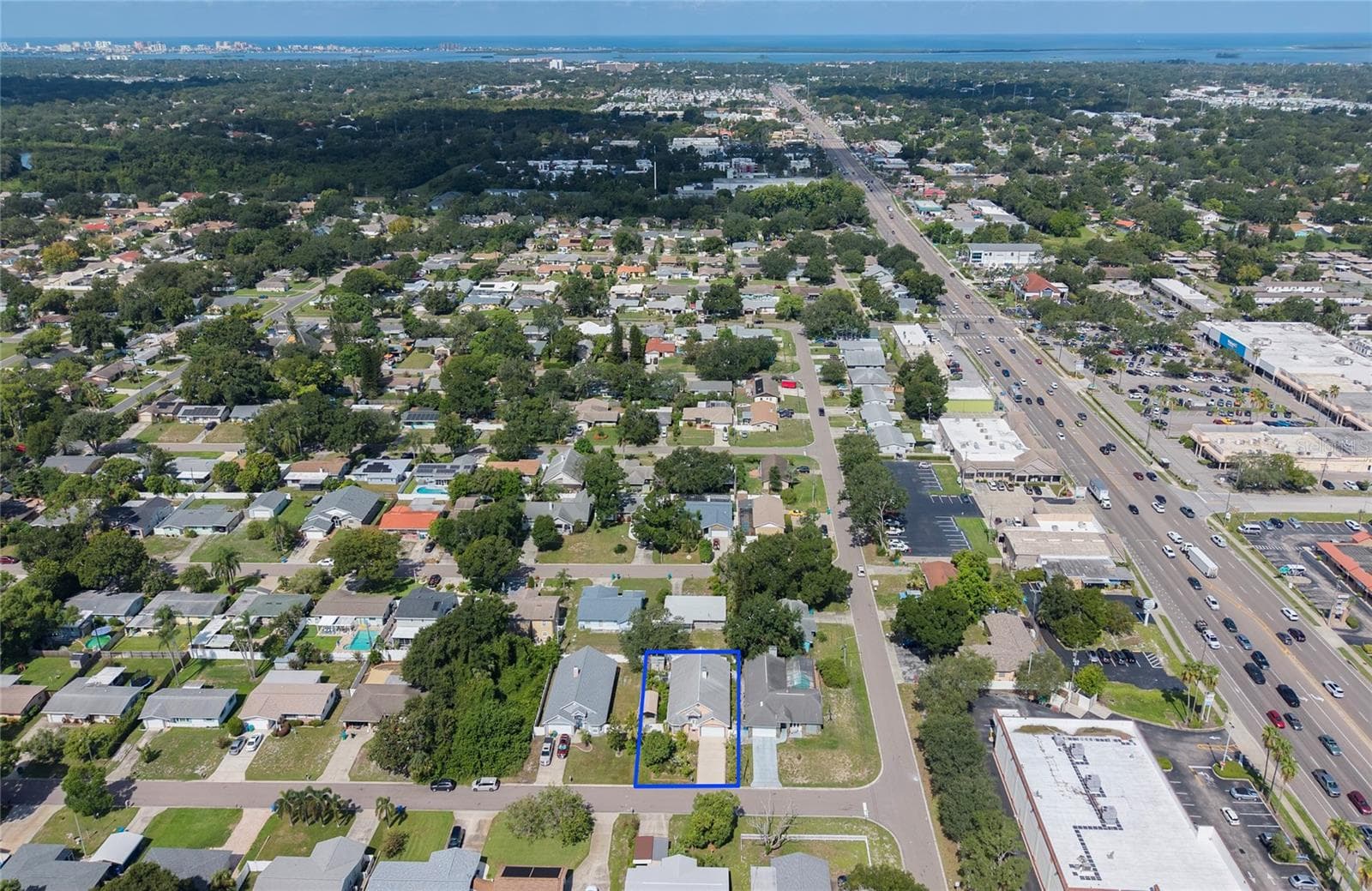 Ariel photo. (4) - 1150 OAKWOOD DR, DUNEDIN