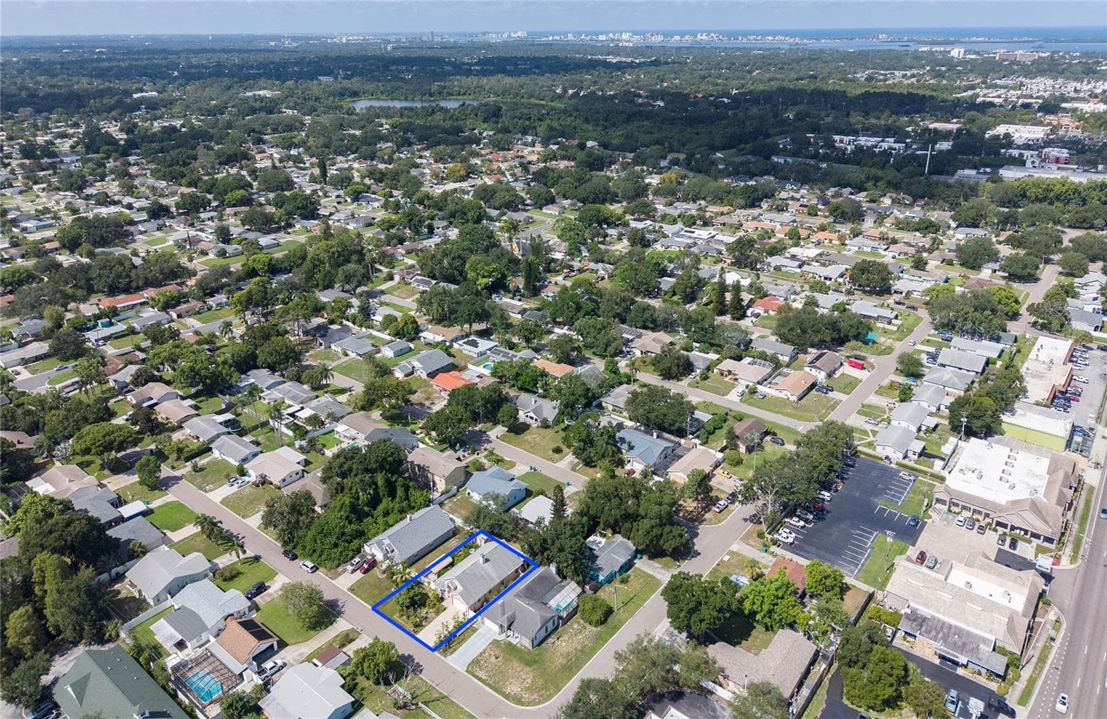 Ariel photo. (5) - 1150 OAKWOOD DR, DUNEDIN