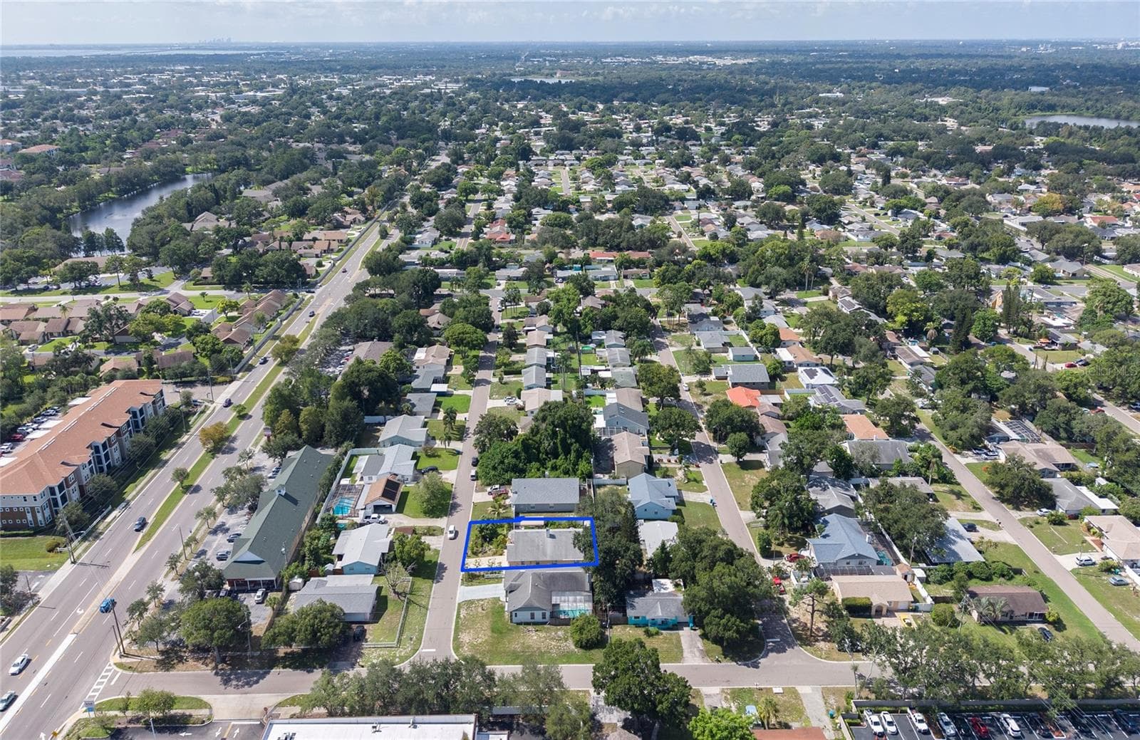Ariel photo. (6) - 1150 OAKWOOD DR, DUNEDIN