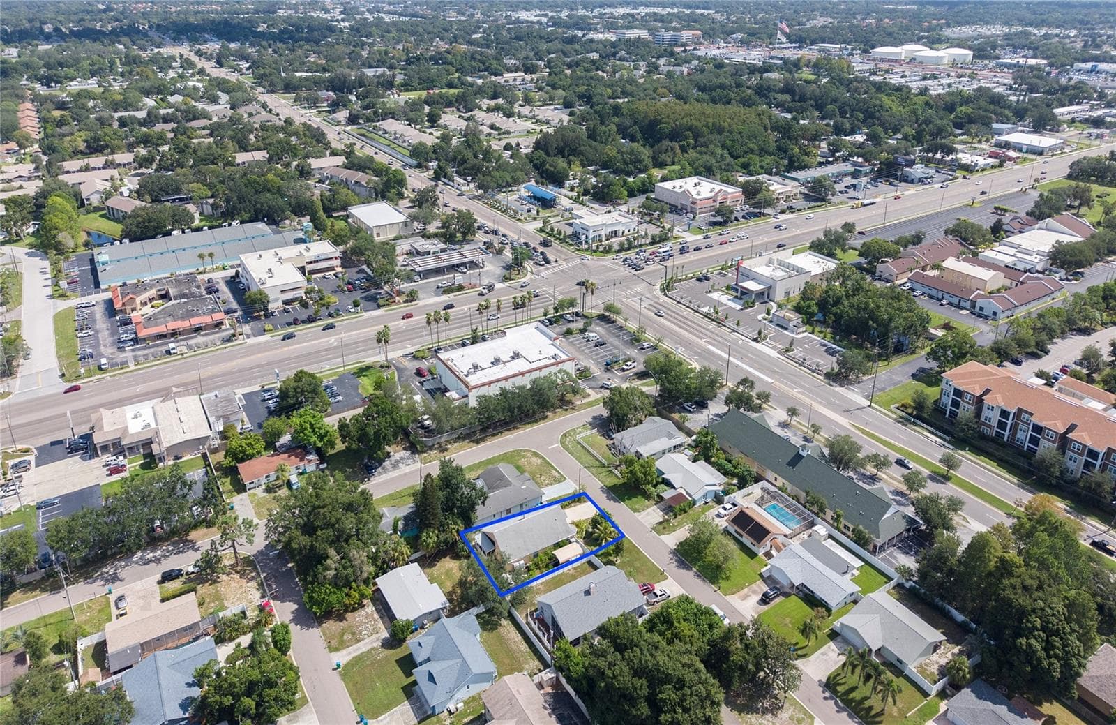 Ariel photo. (7) - 1150 OAKWOOD DR, DUNEDIN