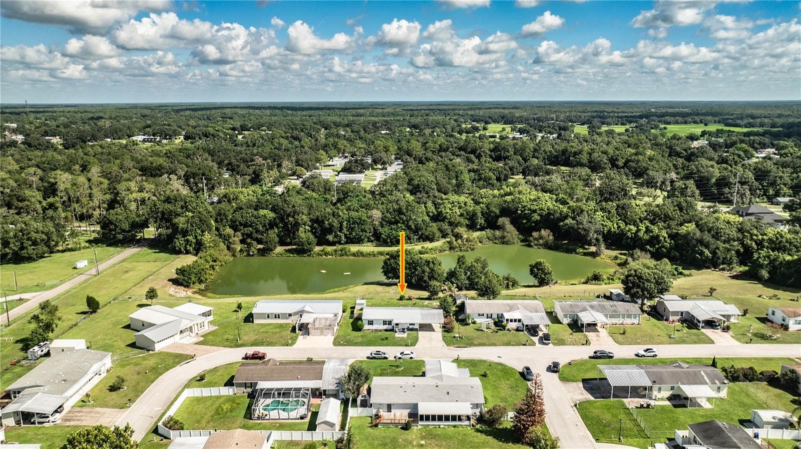 overhead aerial - 487 LINDSEY DR, LAKELAND